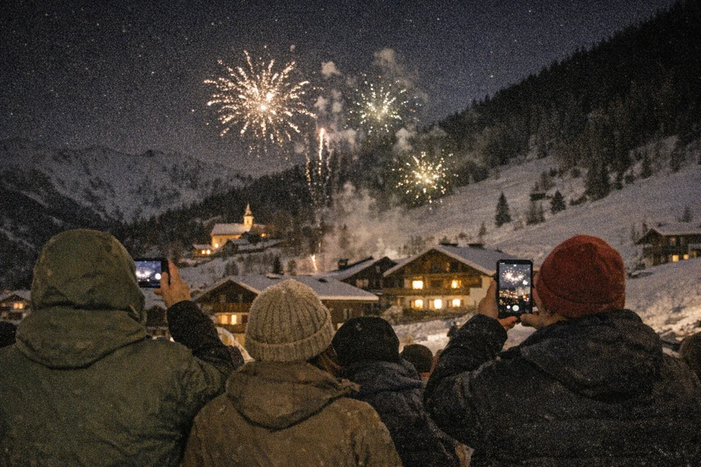 Sylwester na nartach w Alpach