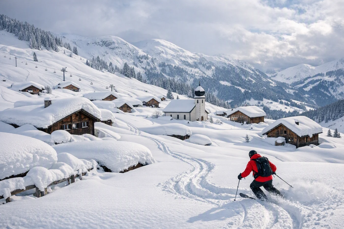 Wyjazd na narty do Damüls w Austrii