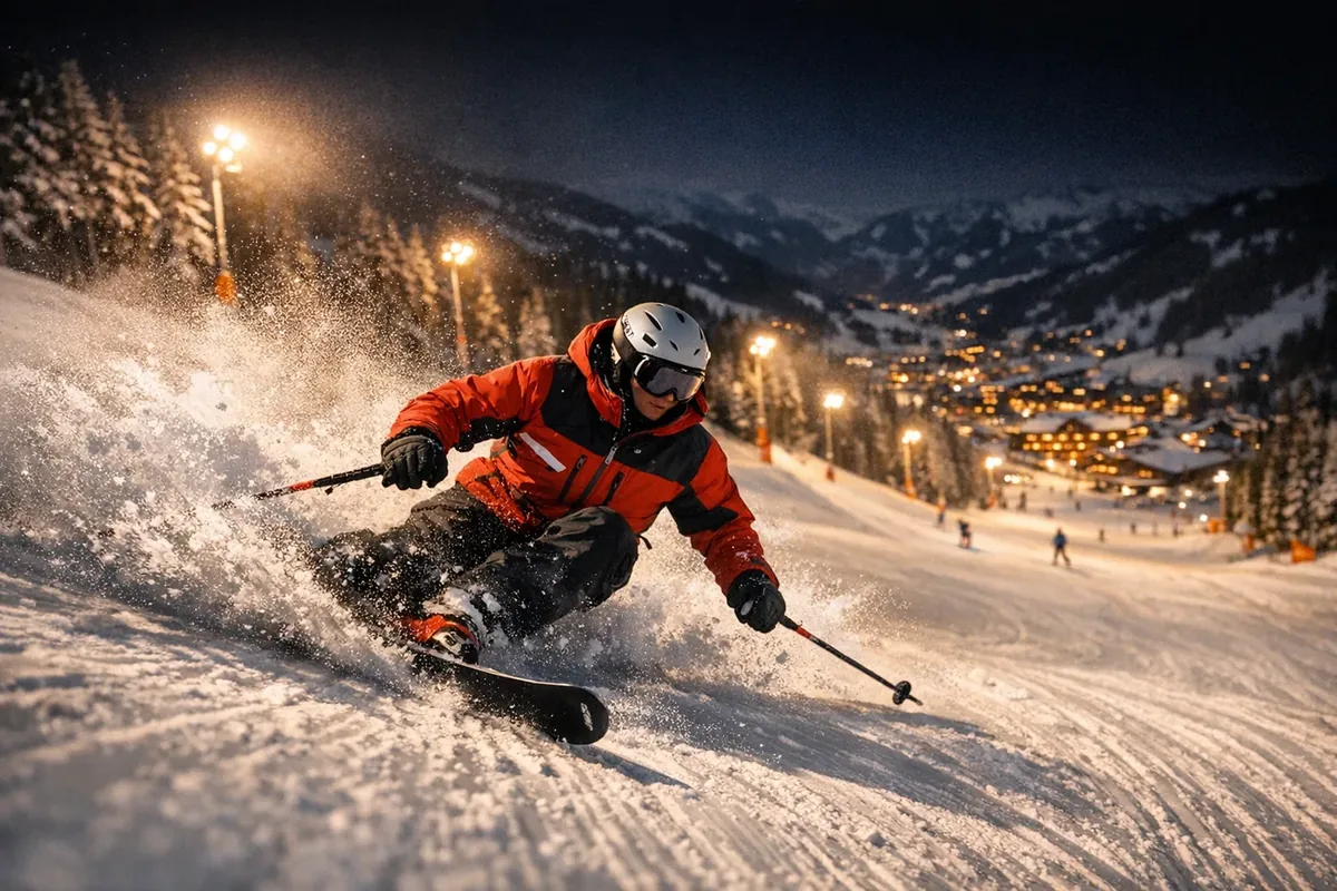 Jazda na nartach w Flachau
