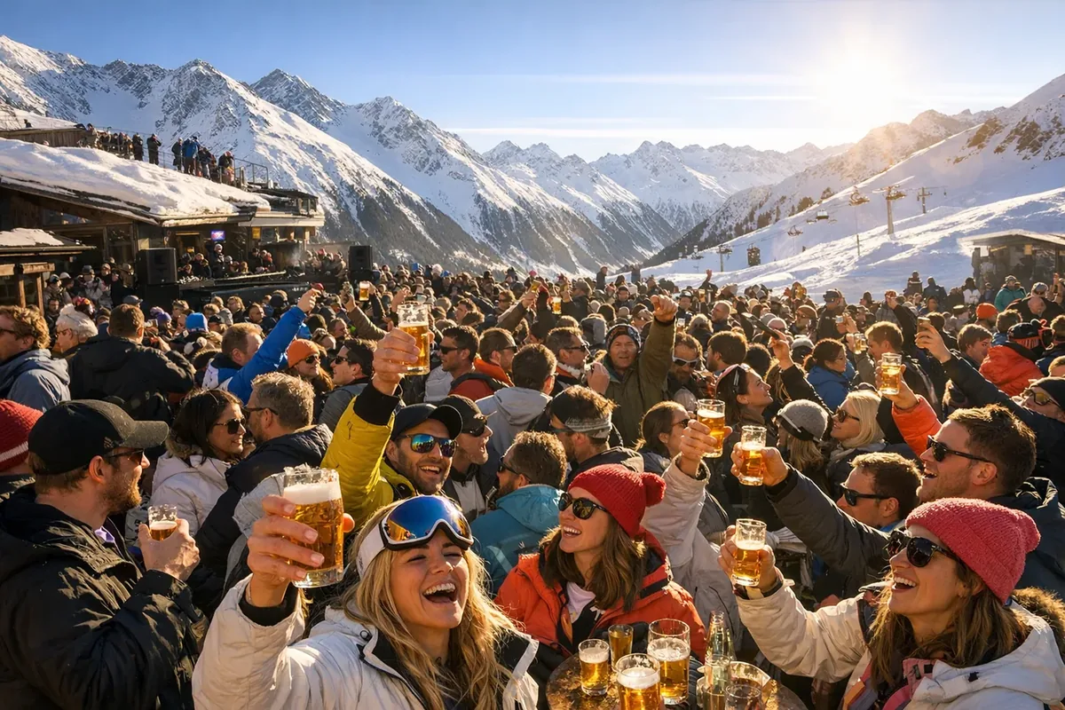 Jazda na nartach w Ischgl