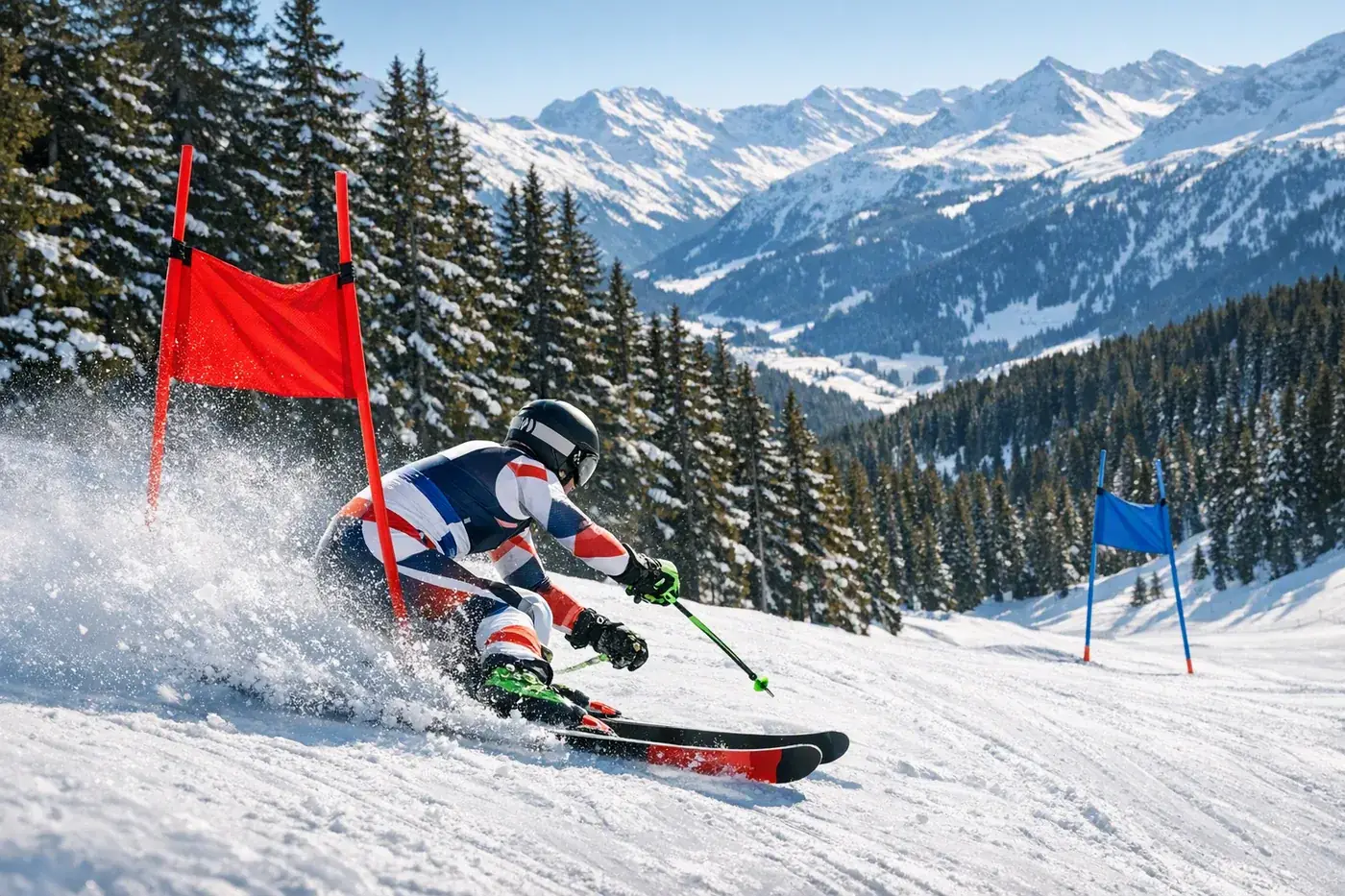 Jazda na nartach w Lenzerheide