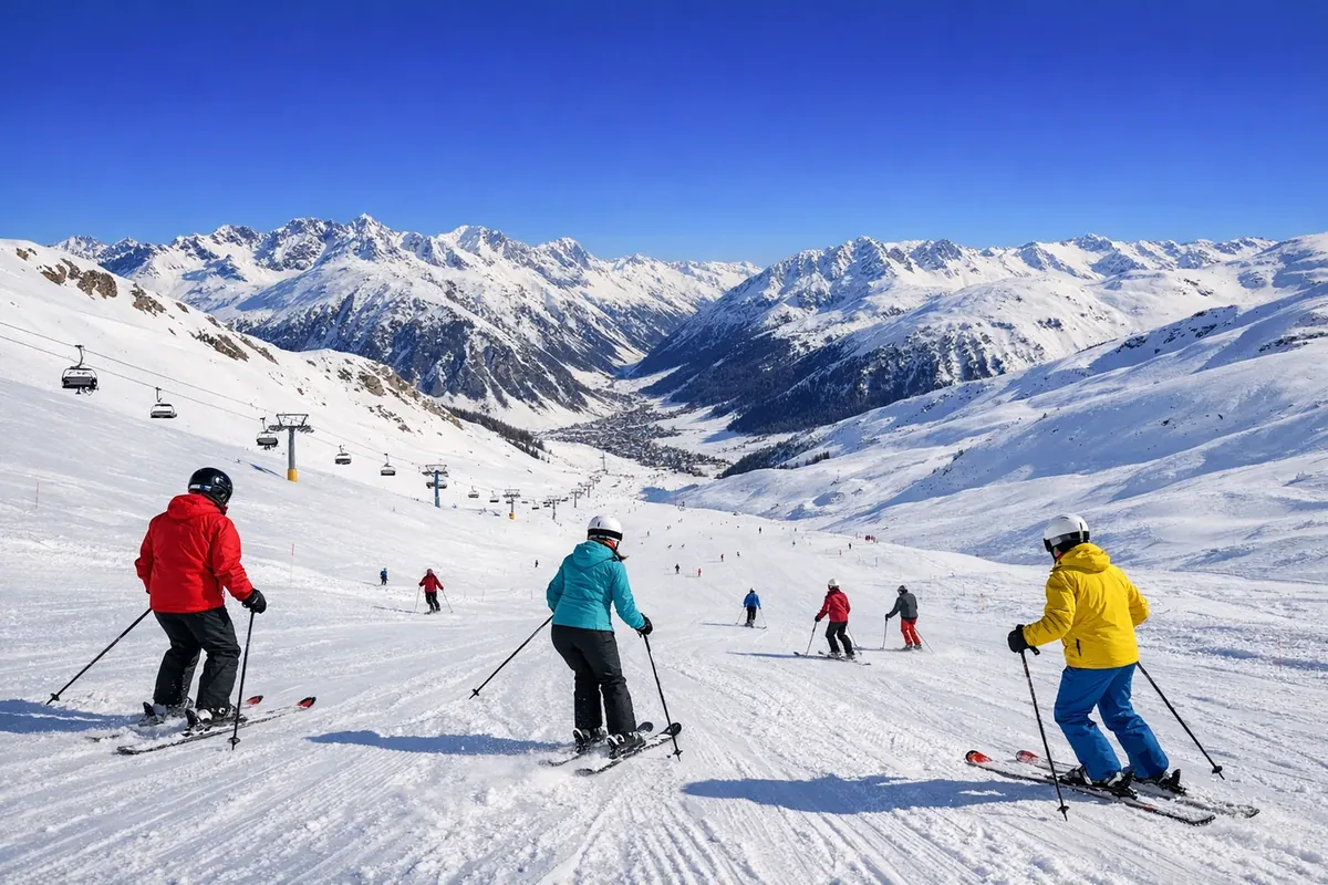 Jazda na nartach w Livigno