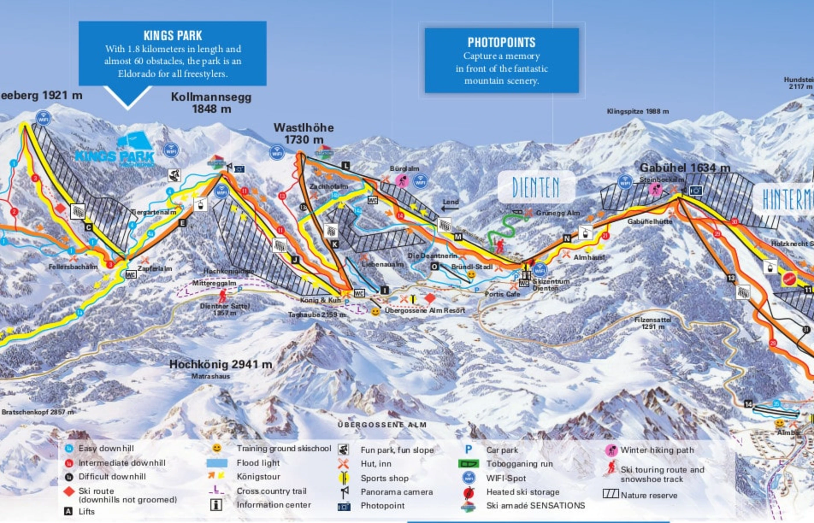 Mapa tras w Maria Alm