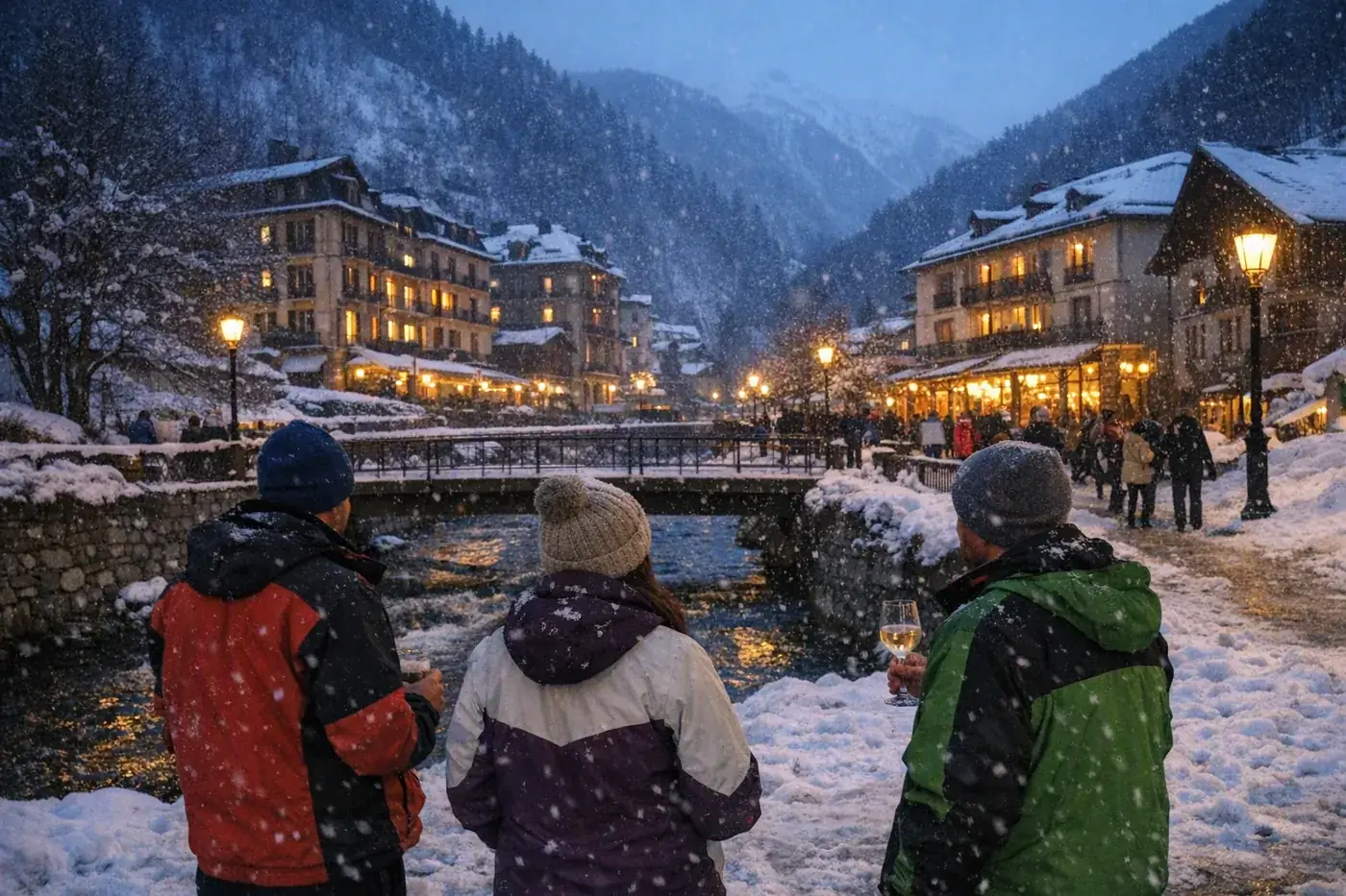 Jazda na nartach w Brides-les-Bains