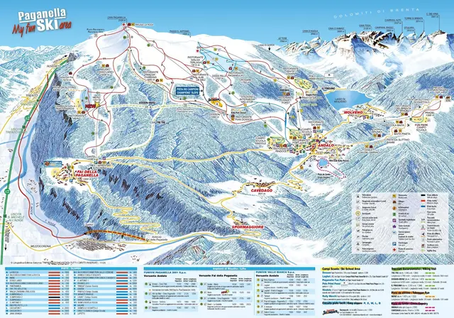 Mapa tras Andalo