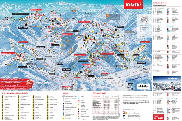 Mapa tras Kirchbergu