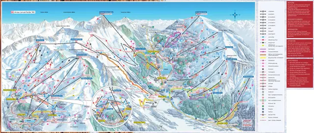 Mapa tras Lenzerheide