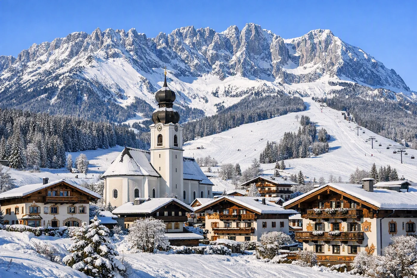 Wyjazd na narty do Söll w Austrii